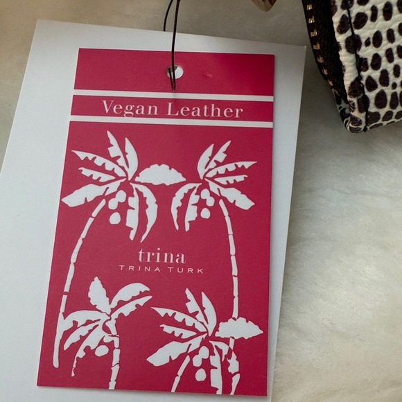 Trina Turk Black and White Croco Wallet - Picture 3 of 10